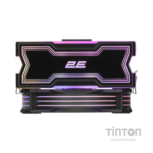 Кулер до процесора 2E Gaming Air Cool AC120D4TC-ARGB, LGA1700, 1366, 1200, 115X, AM5, AM4, AM3, AM3+, AM2, AM2+, FM2, (2E-AC120D4TC-ARGB)