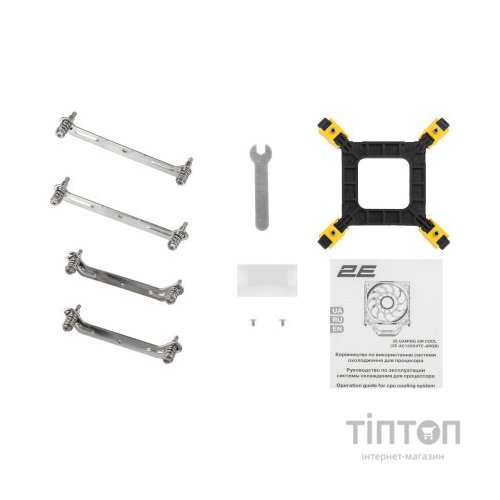 Кулер до процесора 2E Gaming Air Cool AC120D4TC-ARGB, LGA1700, 1366, 1200, 115X, AM5, AM4, AM3, AM3+, AM2, AM2+, FM2, (2E-AC120D4TC-ARGB)