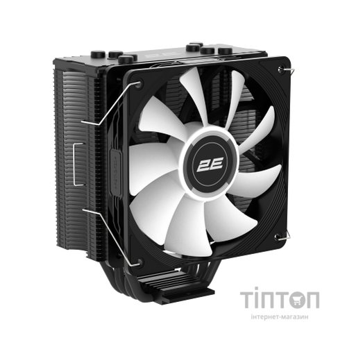 Кулер до процесора 2E GAMING Air Cool ACN120B-ARGB, LGA1700, 1200, 115x, 1366, AM5, AM4, AM3, AM3+, AM2 ,AM2+, FM2, FM (2E-ACN120B-ARGB)