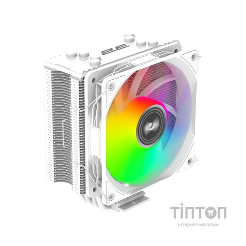 Кулер до процесора 2E GAMING Air Cool ACN120W-ARGB, LGA1700, 1200, 115x, 1366, AM5, AM4, AM3, AM3+, AM2 ,AM2+, FM2, FM (2E-ACN120W-ARGB)