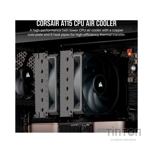 Кулер до процесора Corsair A115 Black (CT-9010011-WW)