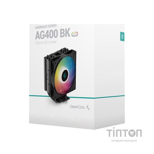 Кулер до процесора Deepcool AG400 BK ARGB
