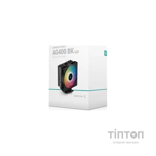 Кулер до процесора Deepcool AG400 BK ARGB (R-AG400-BKANMC-G-2)
