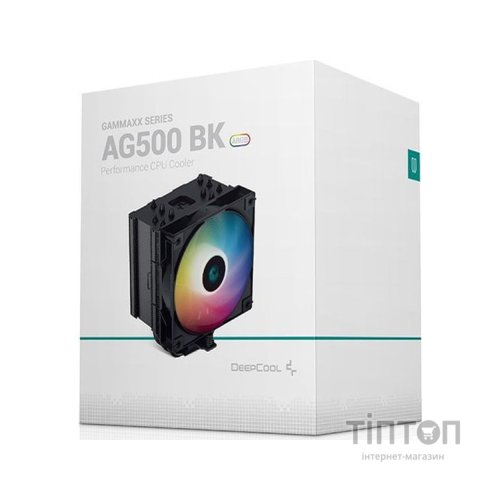 Кулер до процесора Deepcool AG500 BK ARGB (R-AG500-BKANMN-G-1)
