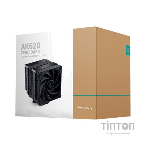 Кулер до процесора Deepcool AK620 Zero Dark (R-AK620-BKNNMT-G-1)