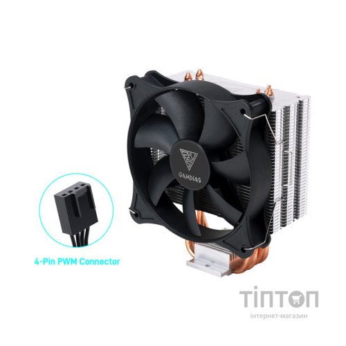 Кулер до процесора Gamdias BOREAS E1-410 (4712960137424)