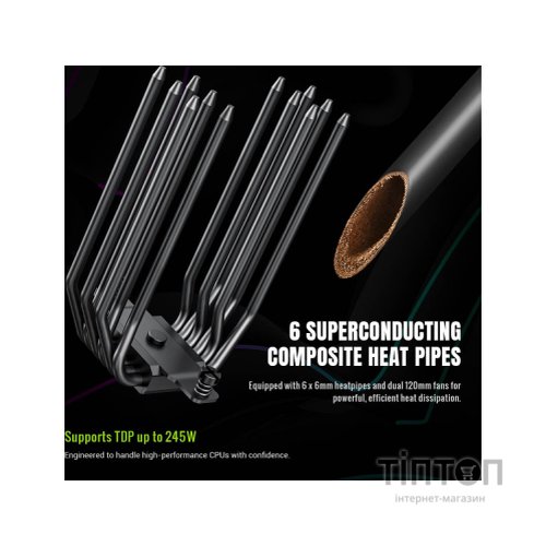 Кулер до процесора Gamemax SIGMA 620 BK