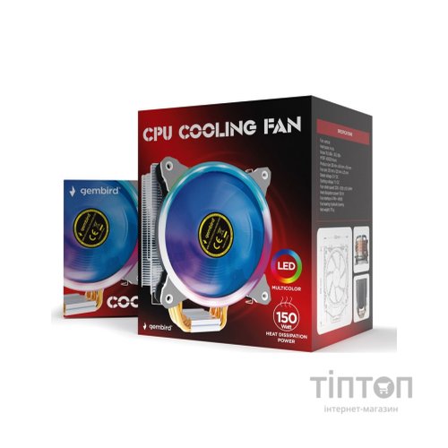 Кулер до процесора Gembird CPU-HURACAN-ARGB-X130