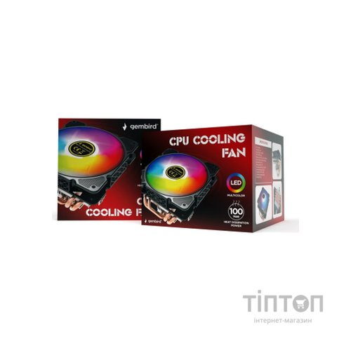 Кулер до процесора Gembird CPU-HURACAN-ARGB-X140