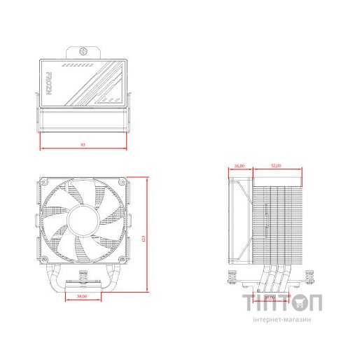 Кулер до процесора ID-Cooling FROZN A400 Black