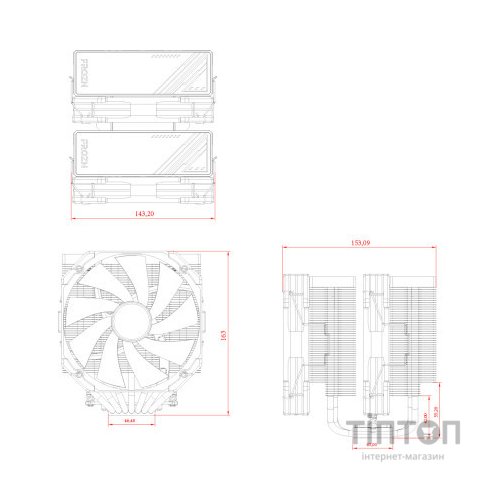 Кулер до процесора ID-Cooling FROZN A720 Black