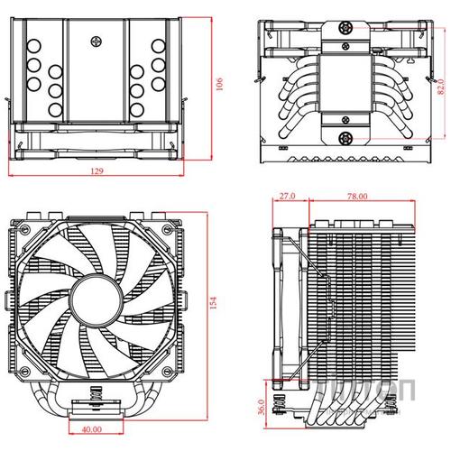 Кулер до процесора ID-Cooling SE-226-XT Black
