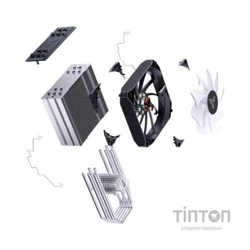 Кулер до процесора JONSBO PISA A5 Gray