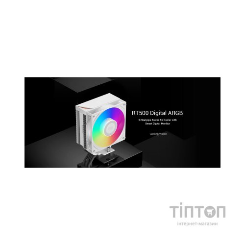Кулер до процесора PcCooler RT500 Digital ARGB WH