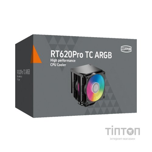 Кулер до процесора PcCooler RT620Pro TC ARGB BK