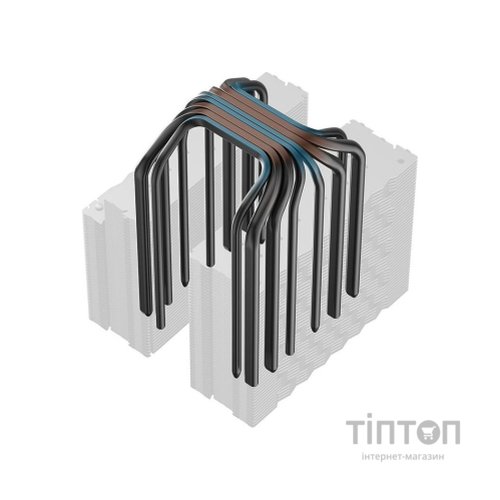Кулер до процесора PcCooler RZ820 BK