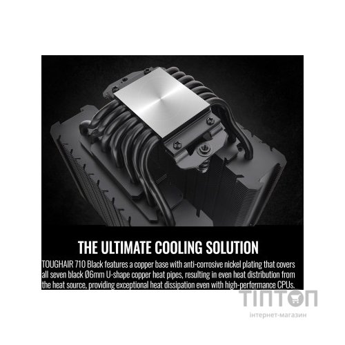 Кулер до процесора ThermalTake TOUGHAIR 710 Black (7 CL-P117-CA14BL-A)
