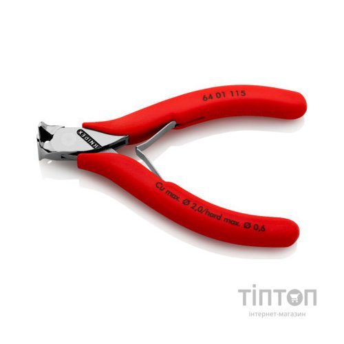 Кусачки KNIPEX торцеві для електроніки (64 01 115)