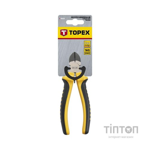 Кусачки Topex бокові, 160 мм (32D106)