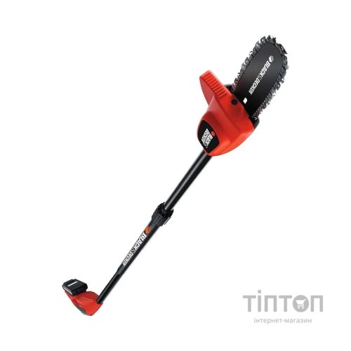 Кущоріз Black&Decker висоторіз, 18V,2Ah, штанга 150-244 см, довжина шини 20 см (GPC1820L20)