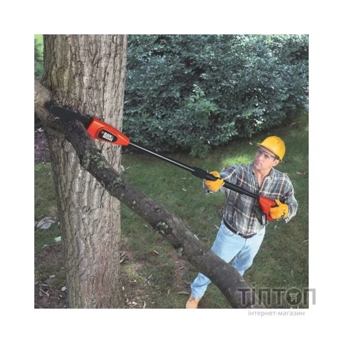 Кущоріз Black&Decker висоторіз, 18V,2Ah, штанга 150-244 см, довжина шини 20 см (GPC1820L20)