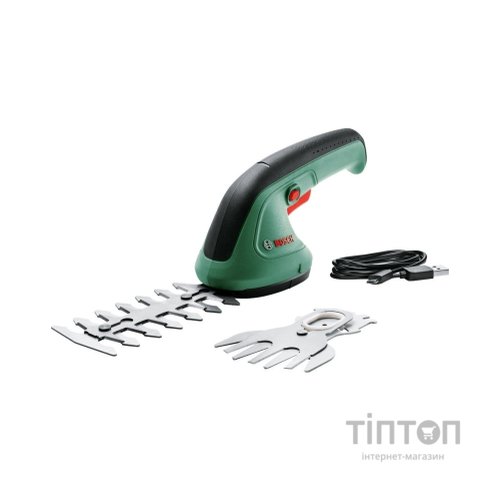 Кущоріз Bosch Bosch EasyShear, 3.6В, 1х1.5Аг, лезо 12см, крок різу 8мм (0.600.833.303)