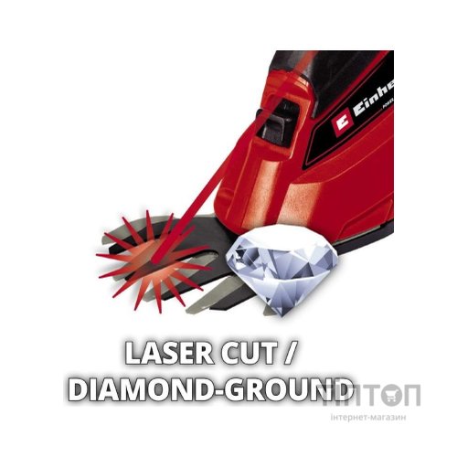 Кущоріз Einhell GE-CG 18/1 Li-Solo, 18В, PXC, леза 100 мм, 0.65 кг (без АКБ та ЗП) (3410382)