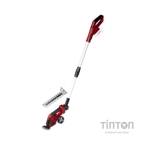 Кущоріз Einhell GE-CG 18/100 Li T - Solo, 18В, PXC, леза 100/200 мм, телескоп. ручка, 0.7 кг (без АКБ та ЗП) (3410310)