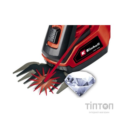 Кущоріз Einhell GE-CG 18/100 Li T - Solo, 18В, PXC, леза 100/200 мм, телескоп. ручка, 0.7 кг (без АКБ та ЗП) (3410310)
