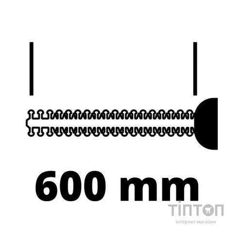 Кущоріз Einhell GE-CH 18/60 Li - Solo, 18В, PXC, 600 мм, 2.9 кг (без АКБ та ЗП) (3410930)