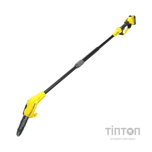 Кущоріз Stanley FatMax, висоторіз, 20V, 4Ah, шина 20 см, ланцюг 3/8 (SFMCPS620M1)