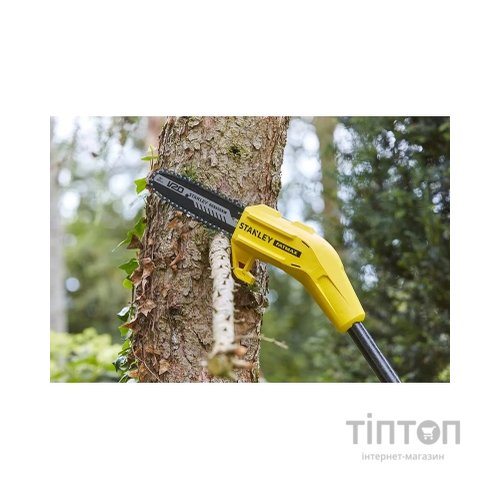 Кущоріз Stanley FatMax, висоторіз, 20V, 4Ah, шина 20 см, ланцюг 3/8 (SFMCPS620M1)