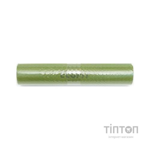 Килимок для фітнесу Ecofit MD9012 двухслойный TPE 1830*610*6мм Green/Grey (К00015224)