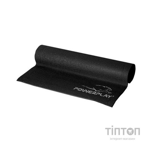 Килимок для фітнесу PowerPlay 4010 173 x 61 x 0.6 см Black (PP_4010_Black_(173*0,6))