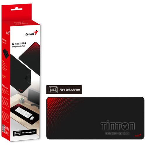 Килимок для мишi Genius G-Pad 700S Black