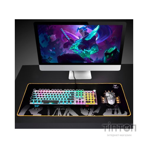 Килимок для мишки Aula MP-WFFM Black (6948391215136)