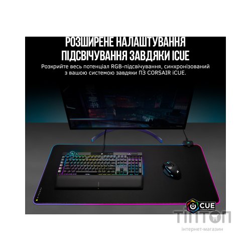 Килимок для мишки Corsair Corsair MM700 RGB (CH-9417070-WW)