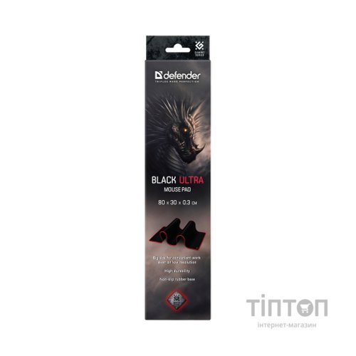 Килимок для мишки Defender Ultra Black (50561)