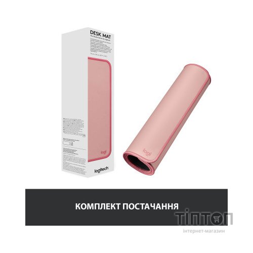 Килимок для мишки Logitech Desk Mat Studio Series Darker Rose (956-000053)