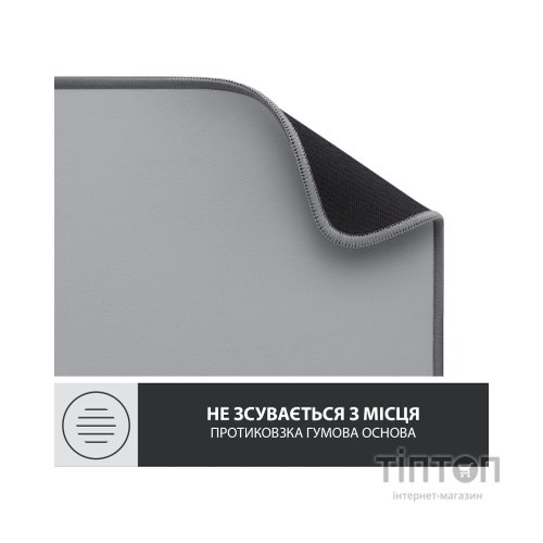 Килимок для мишки Logitech Desk Mat Studio Series Mid Grey (956-000052)