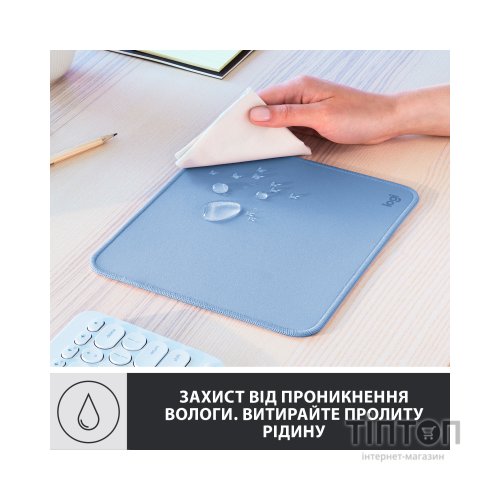 Килимок для мишки Logitech Mouse Pad Studio Series Blue (956-000051)