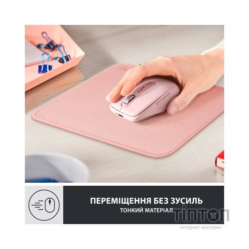 Килимок для мишки Logitech Mouse Pad Studio Series Darker Rose (956-000050)