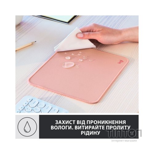 Килимок для мишки Logitech Mouse Pad Studio Series Darker Rose (956-000050)