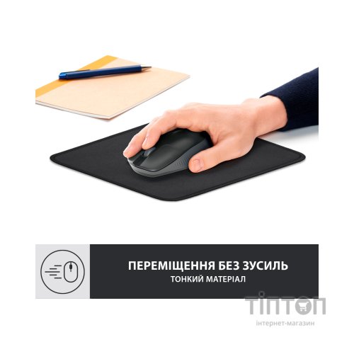 Килимок для мишки Logitech Mouse Pad Studio Series Graphite (956-000049)