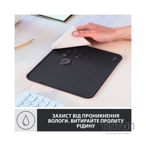 Килимок для мишки Logitech Mouse Pad Studio Series Graphite (956-000049)