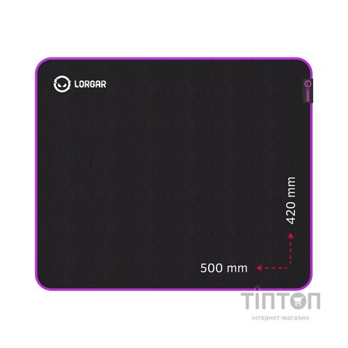 Килимок для мишки Lorgar Main 315 Black/Purple (LRG-GMP315)