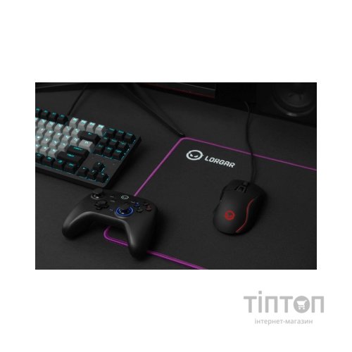 Килимок для мишки Lorgar Main 315 Black/Purple (LRG-GMP315)