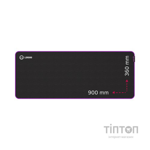 Килимок для мишки Lorgar Main 319 Black/Purple (LRG-GMP319)