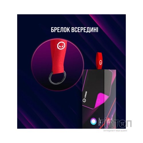 Килимок для мишки Lorgar Main 319 Black/Purple (LRG-GMP319)