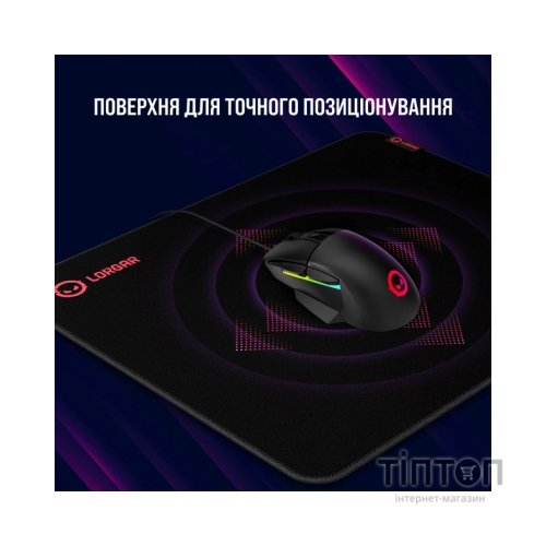 Килимок для мишки Lorgar Main 323 Black/Red (LRG-GMP323)